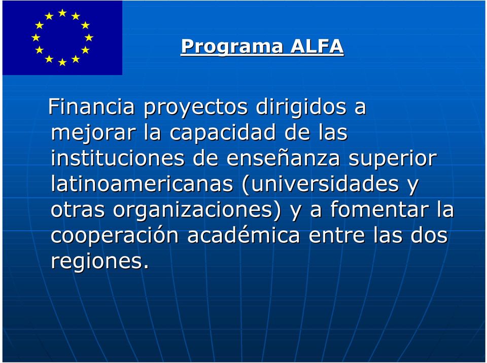 latinoamericanas (universidades y otras organizaciones)