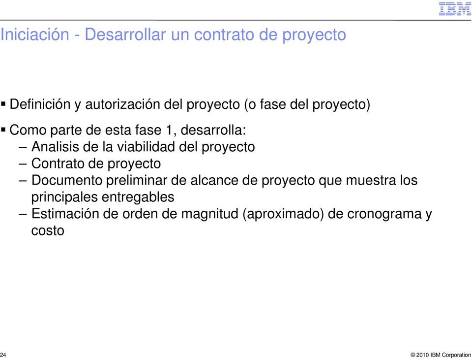 proyecto Contrato de proyecto Documento preliminar de alcance de proyecto que muestra los
