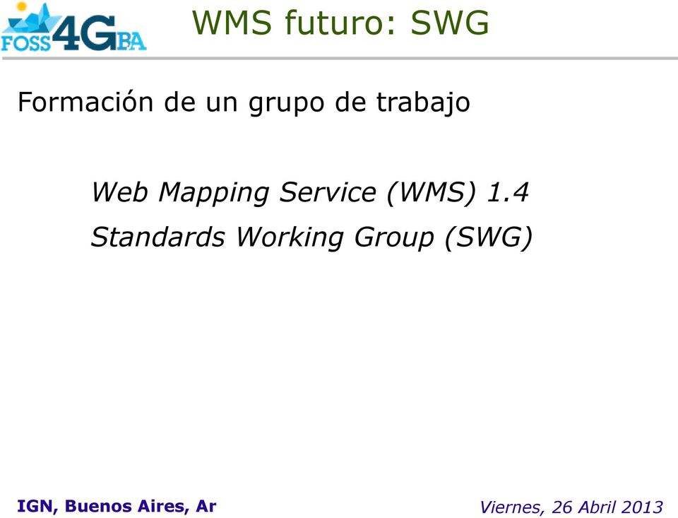 Mapping Service (WMS) 1.
