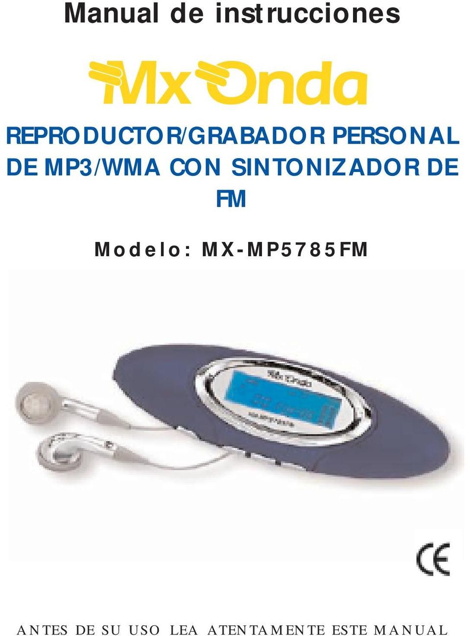 MP3/WMA CON SINTONIZADOR DE FM
