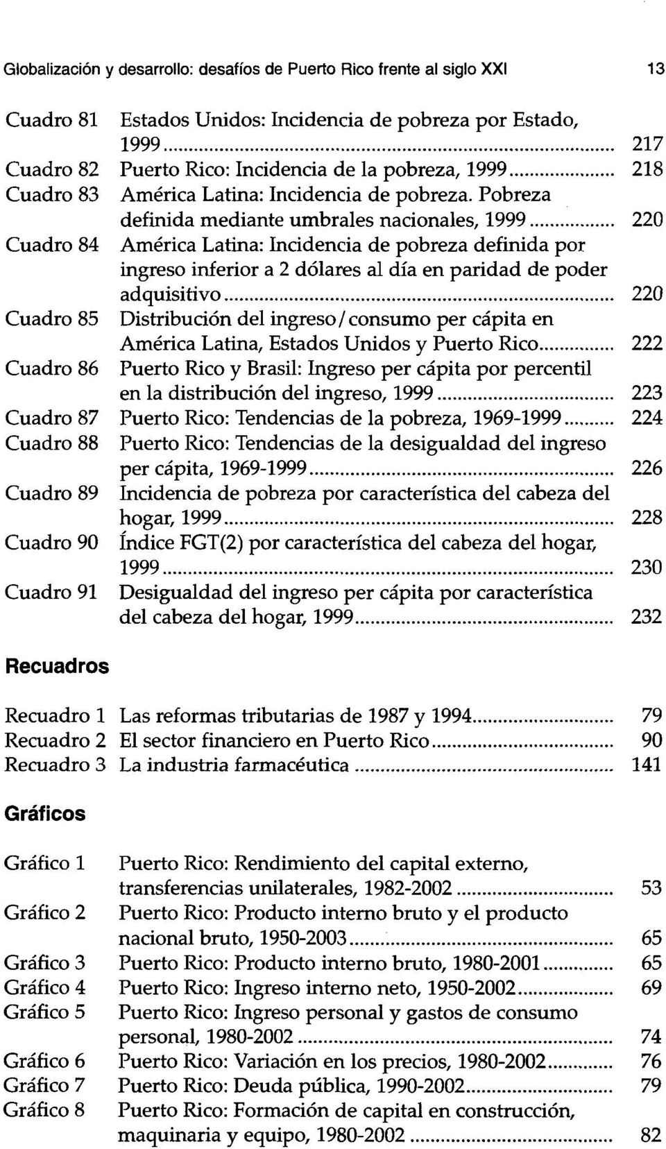 .. 220 Cuadro 84 América Latina: Incidencia de pobreza definida por ingreso inferior a 2 dólares al día en paridad de poder adquisitivo.
