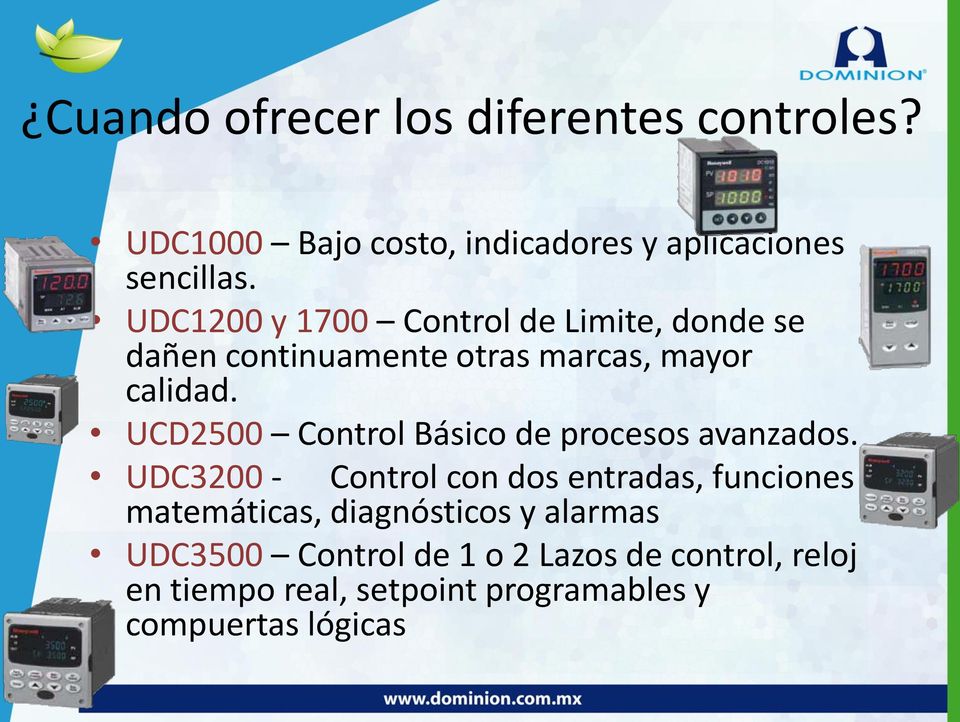 UCD2500 Control Básico de procesos avanzados.