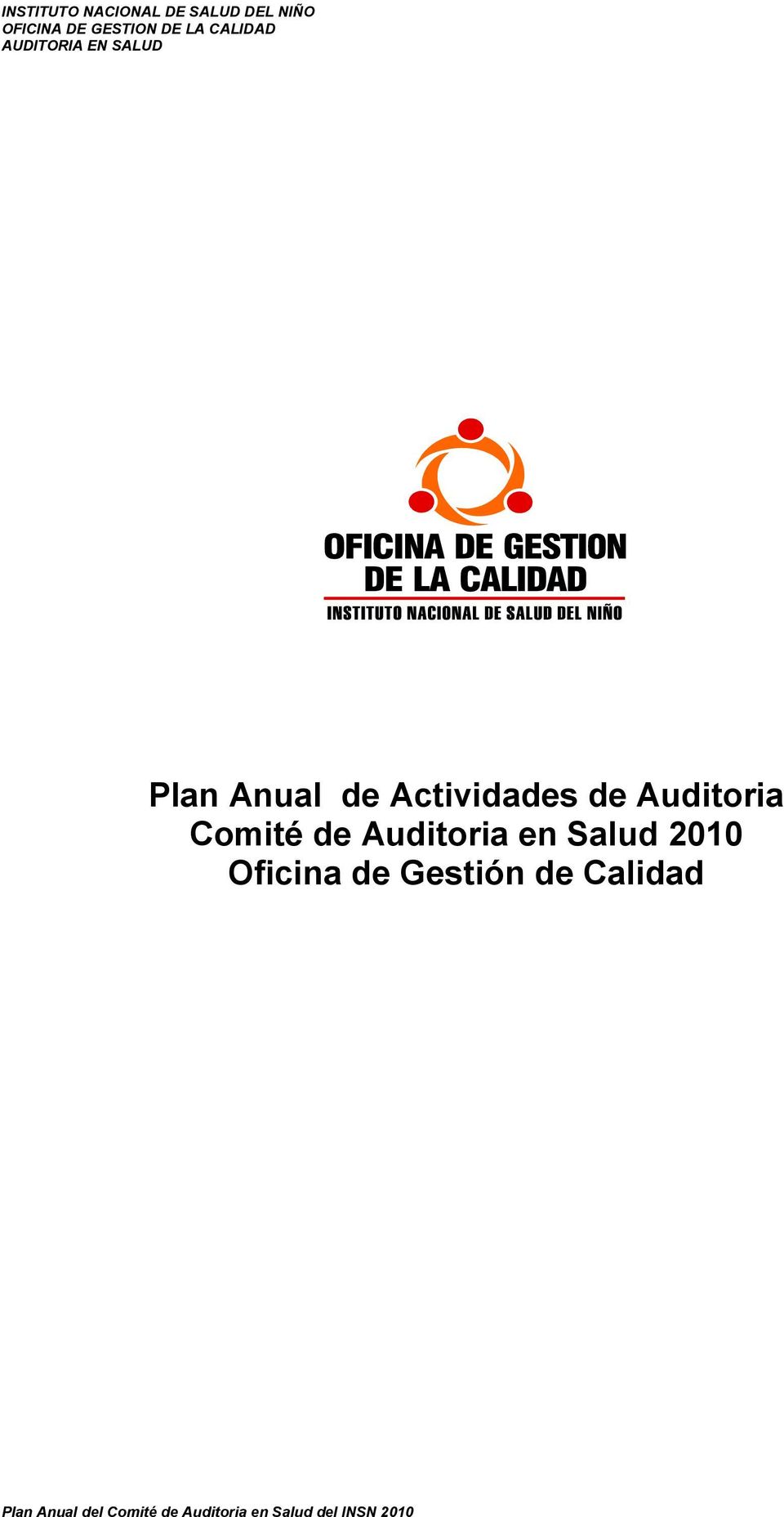 Auditoria en Salud 2010