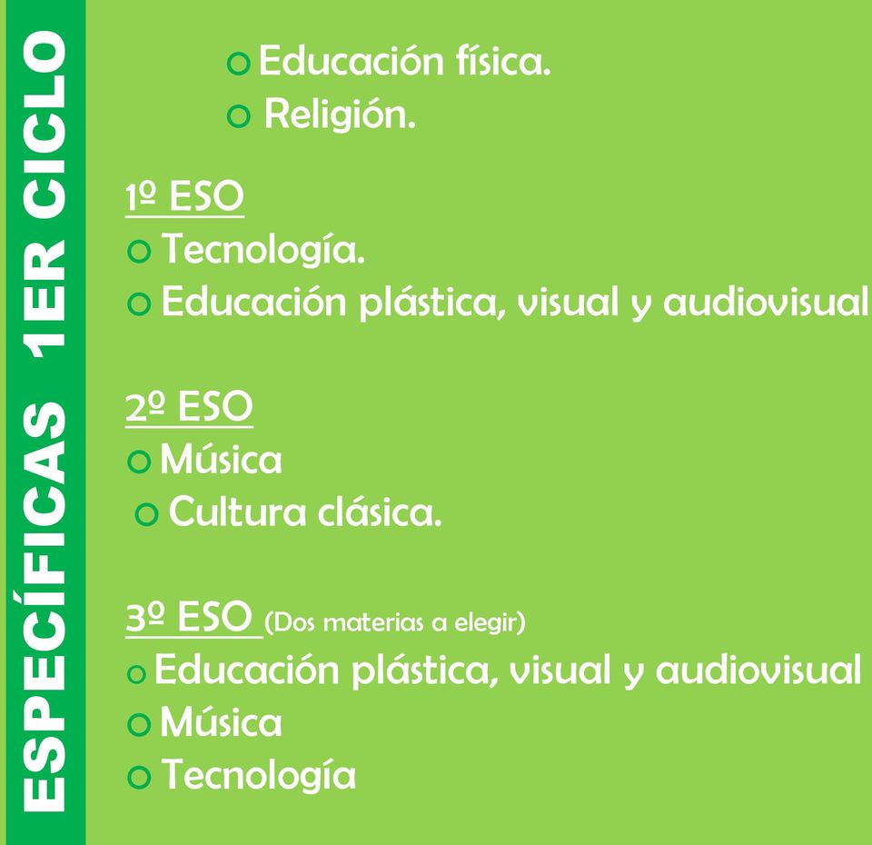 Educación plástica, visual y audiovisual 2º ESO Música