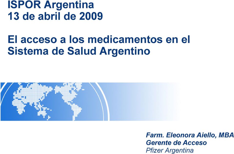 de Salud Argentino Farm.