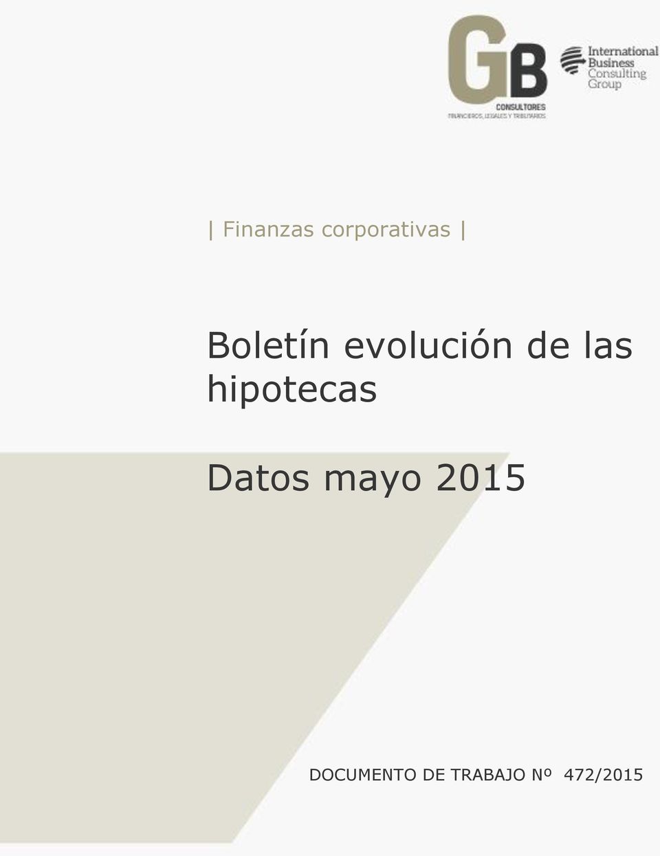 hipotecas Datos mayo 2015