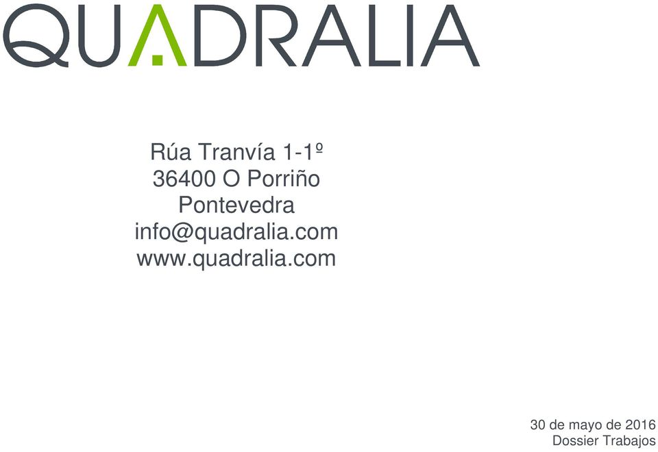 info@quadralia.com www.