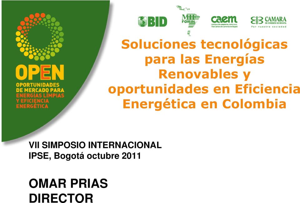 Energética en Colombia VII SIMPOSIO