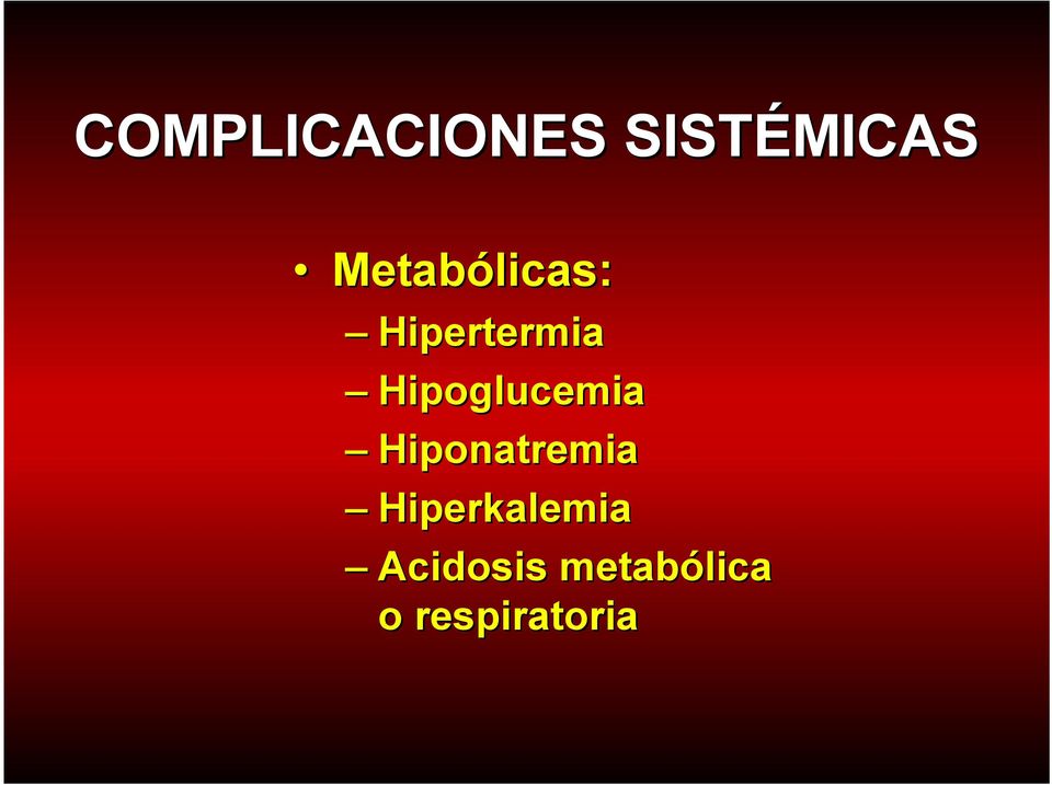 Hipoglucemia Hiponatremia