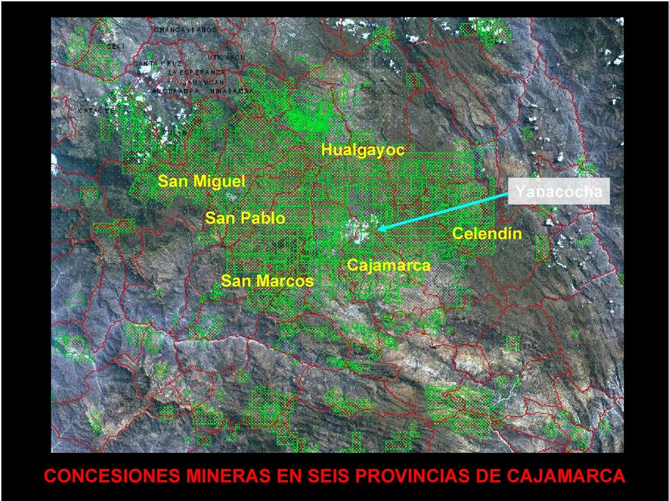 Cajamarca CONCESIONES MINERAS