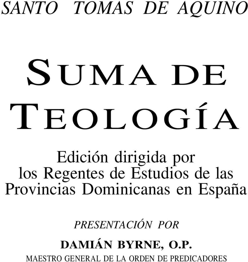 Provincias Dominicanas en España PRESENTACIÓN POR