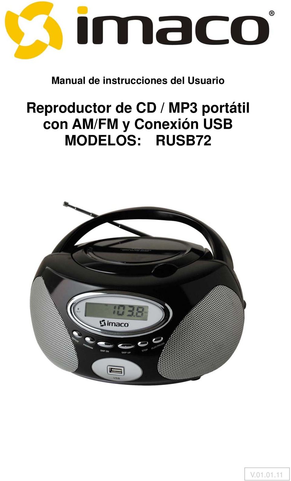 MP3 portátil con AM/FM y