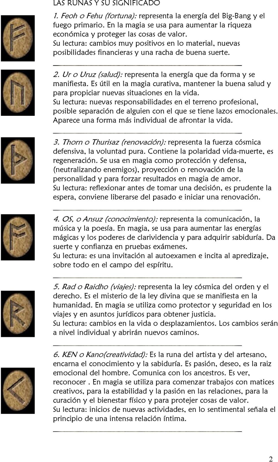 LAS RUNAS Y SU SIGNIFICADO - PDF Free Download