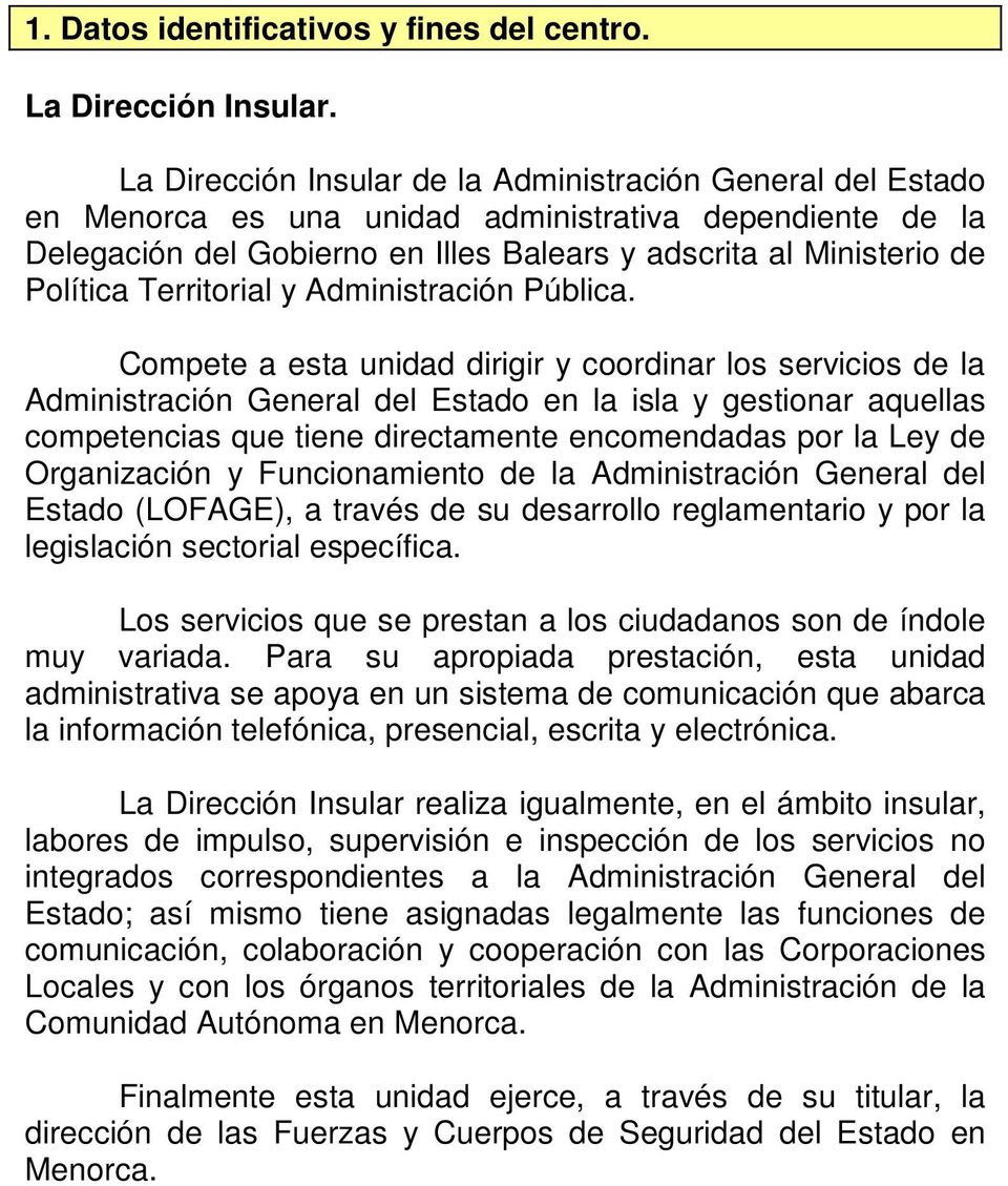 Territorial y Administración Pública.