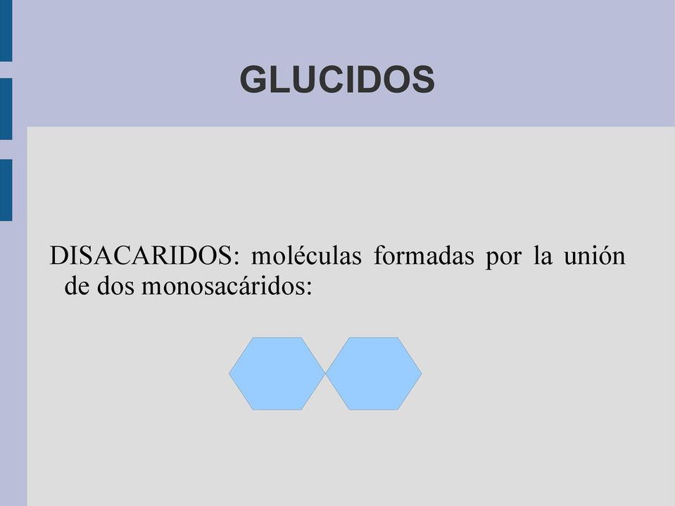 moléculas formadas