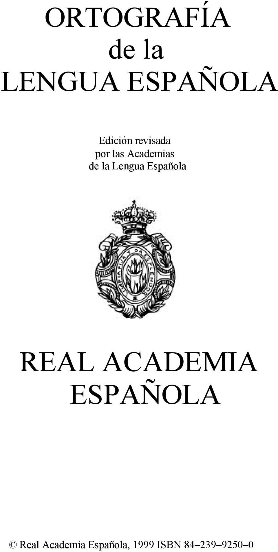 la Lengua Española REAL ACADEMIA