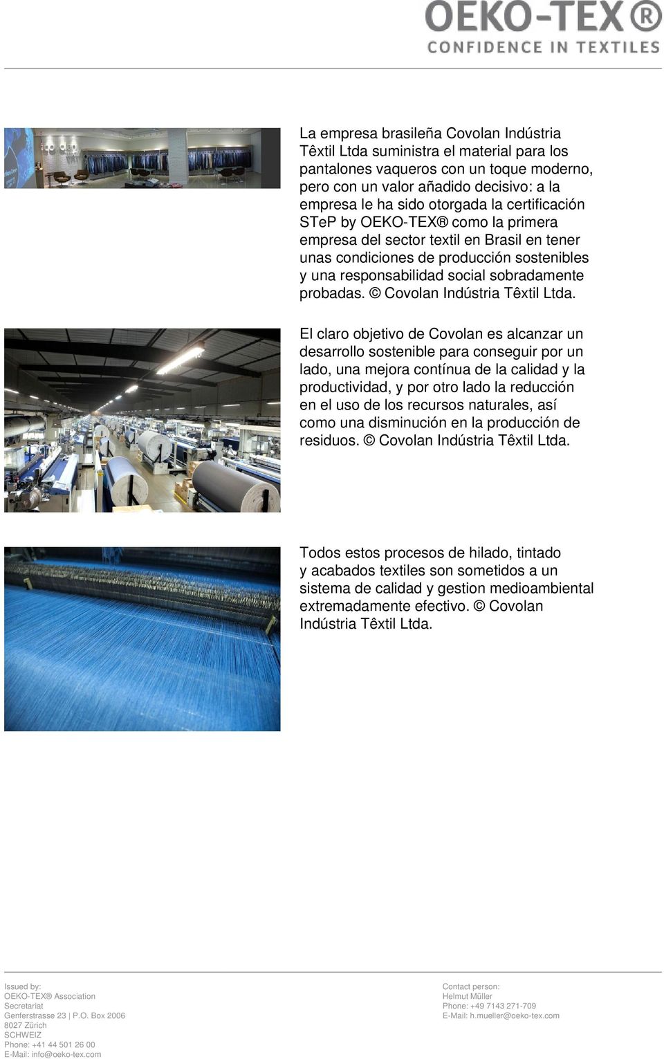 Covolan Indústria Têxtil Ltda.