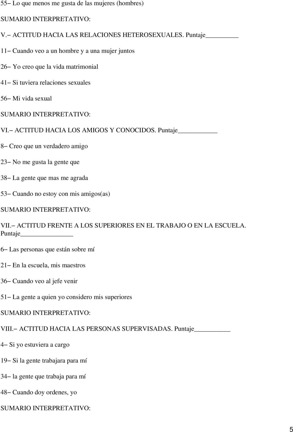 TEST DE FRASES INCOMPLETAS DE SACKS. - PDF Descargar libre