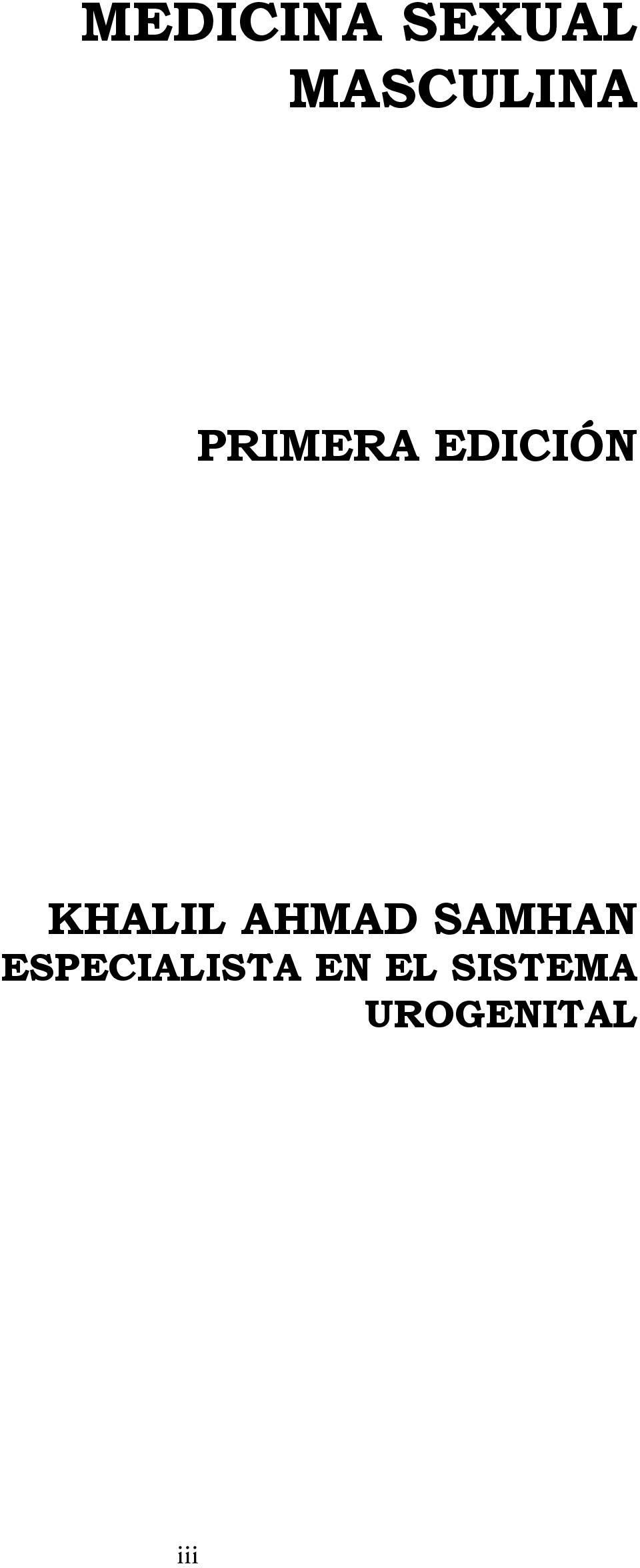 AHMAD SAMHAN ESPECIALISTA