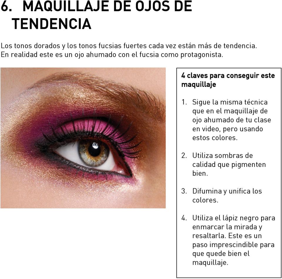 1. Preparación del ojo para cualquier tipo de maquillaje - PDF Descargar  libre