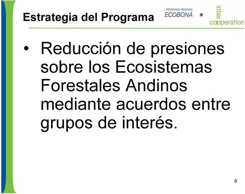 Ecosistemas Forestales Andinos
