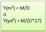Cálculos D = Densidad Tolerancia ± 16 kg/m 3 M c =