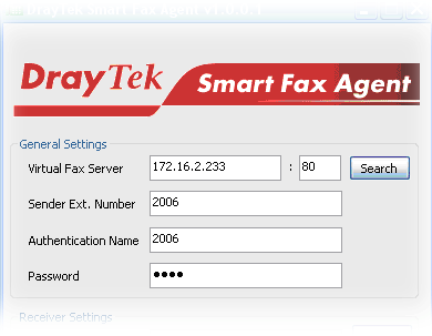 8. Instale el Agente de Utilidad DrayTek Fax Inteligente. Sugerencia: Una PC con la herramienta DrayTek Smart Agent Fax puede organizar un trabajo de envío de fax.
