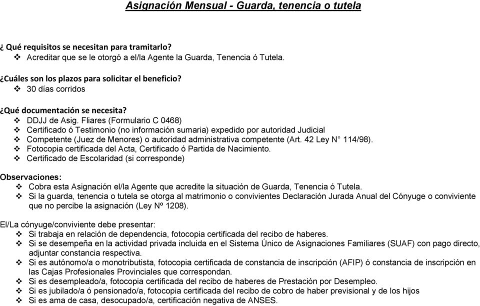 Fotocopia certificada del Acta, Certificado ó Partida de Nacimiento.