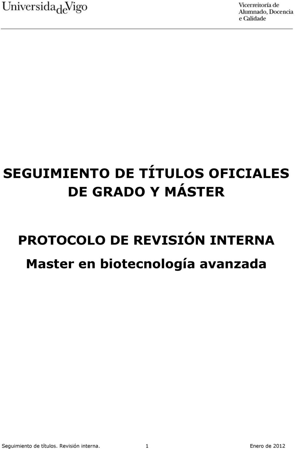 Master en biotecnología avanzada