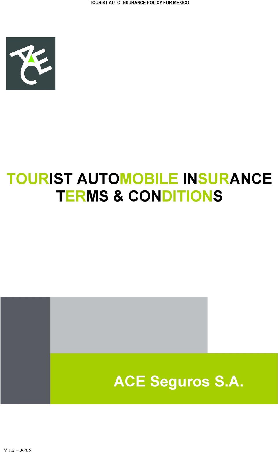 INSURANCE TERMS & CONDITIONS