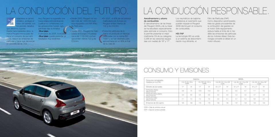 Hoy, Peugeot ha superado una nueva etapa esforzándose en cualificar su compromiso con las generaciones futuras, agrupándolas bajo la iniciativa «Blue Lion».