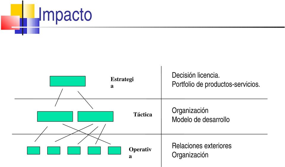 Táctica Organización Modelo de