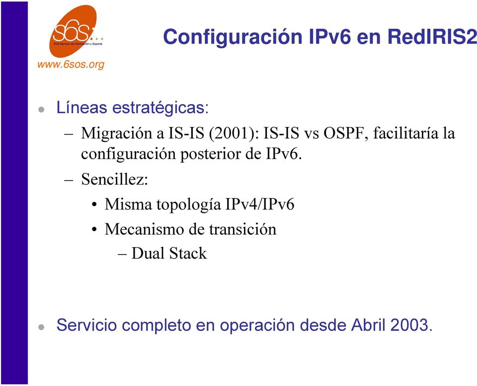 posterior de IPv6.