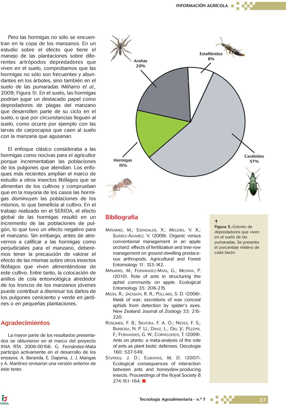 en los árboles, sino también en el suelo de las pumaradas (Miñarro et al., 2009; Figura 5).