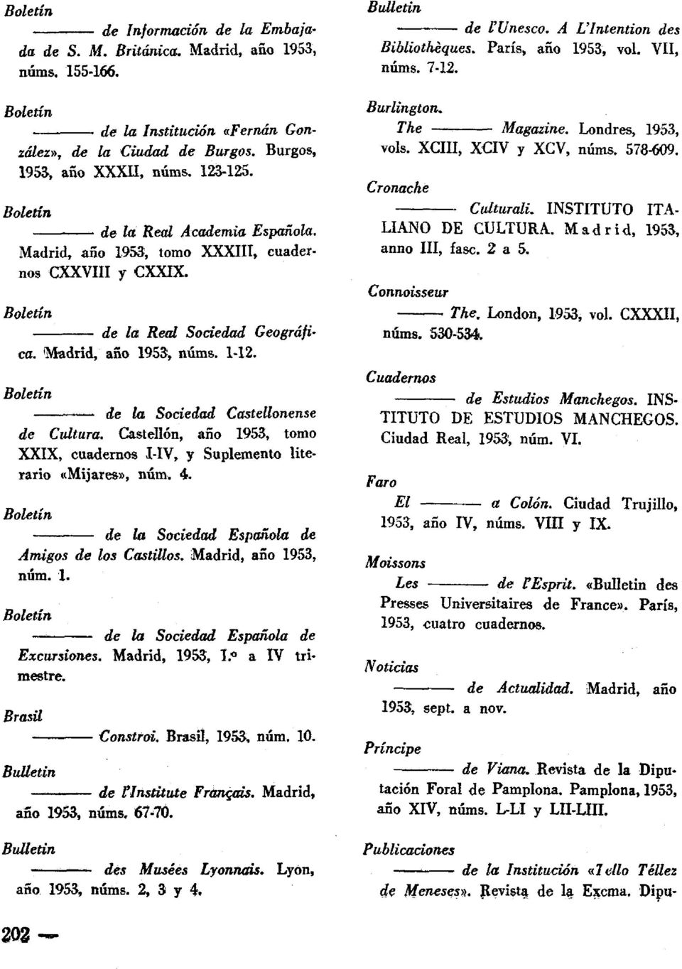 Castellón, año 1953, tomo XXIX, cuadernos I-IV, y Suplemento literario «Mijares», núm. 4. de la Sociedad Española de Amigos de los Castillos. Madrid, año 1953, núm. 1. de la Sociedad Española de Excursiones.