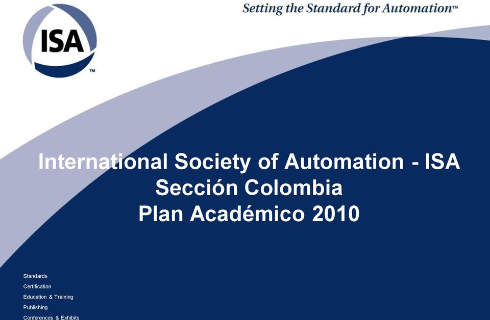 2010 Standards Certification Education
