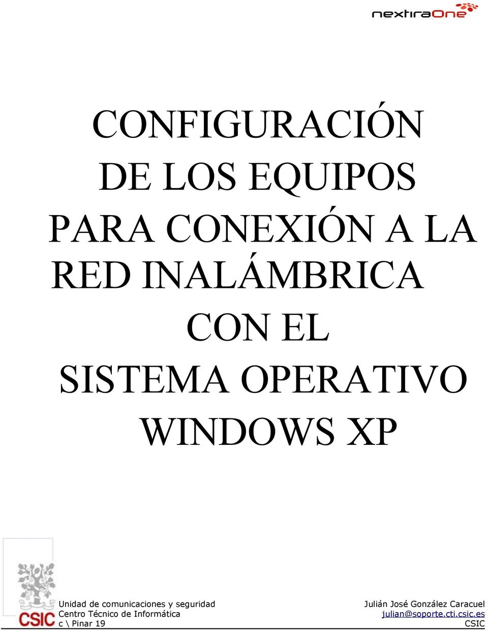 EL SISTEMA OPERATIVO WINDOWS XP c