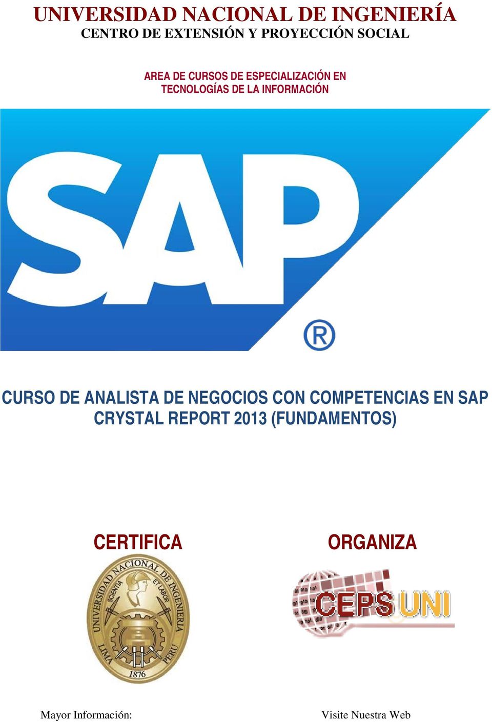 CRYSTAL REPORT 2013 (FUNDAMENTOS) CERTIFICA