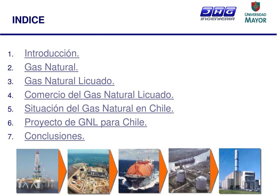Comercio del Gas Natural Licuado. 5.