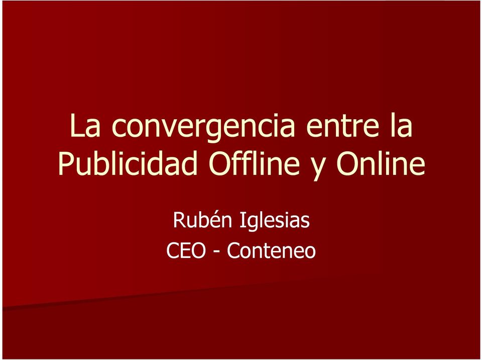 Offline y Online