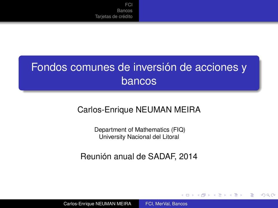 Mathematics (FIQ) University Nacional