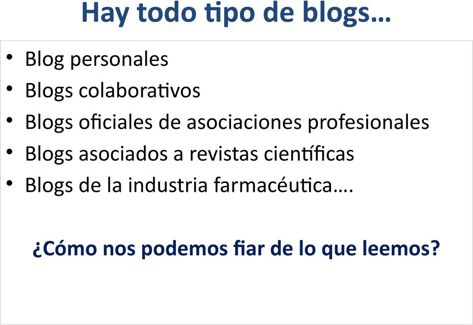 profesionales Blogs asociados a revistas científicas