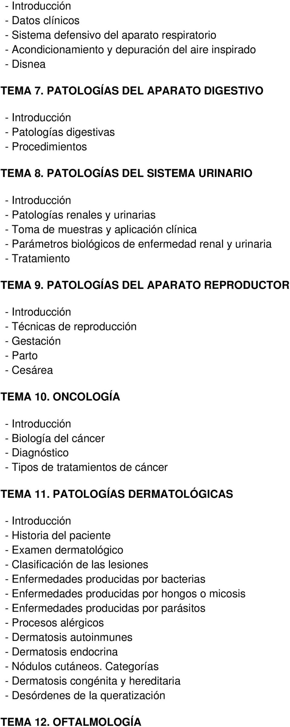 PATOLOGÍAS DEL SISTEMA URINARIO - Patologías renales y urinarias - Toma de muestras y aplicación clínica - Parámetros biológicos de enfermedad renal y urinaria - Tratamiento TEMA 9.