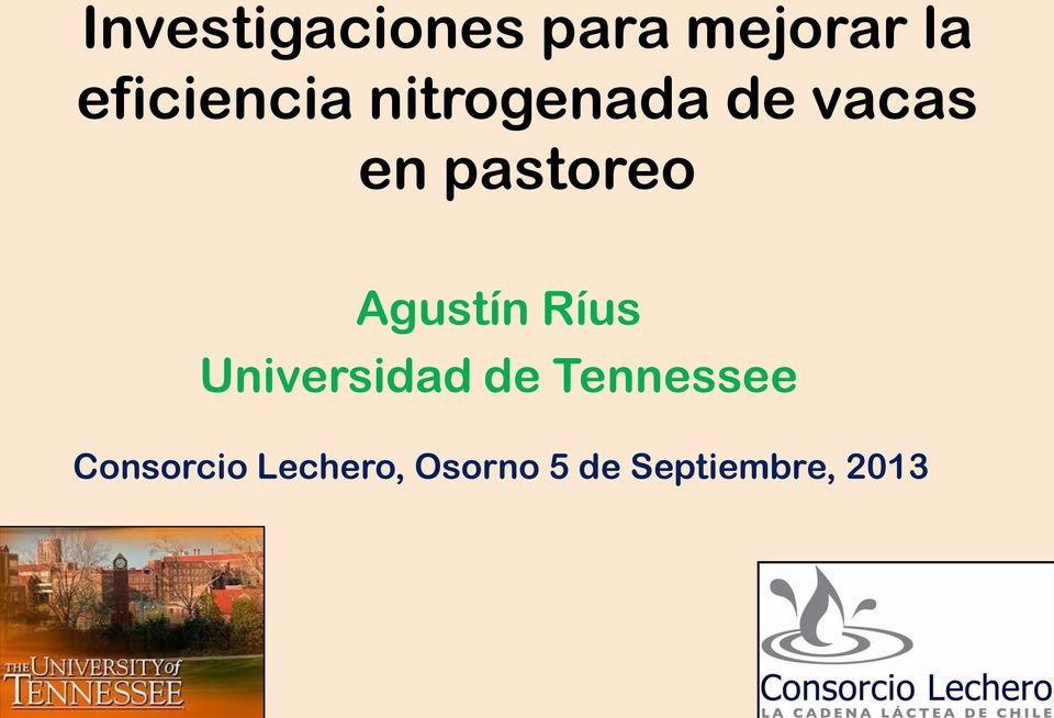 pastoreo Agustín Ríus Universidad de