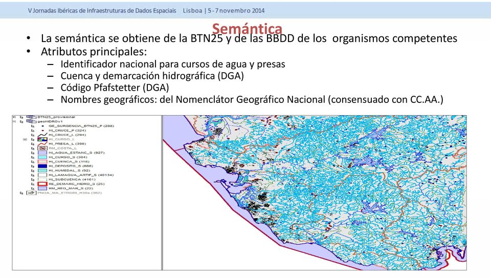 y presas Cuenca y demarcación hidrográfica (DGA) Código Pfafstetter (DGA)