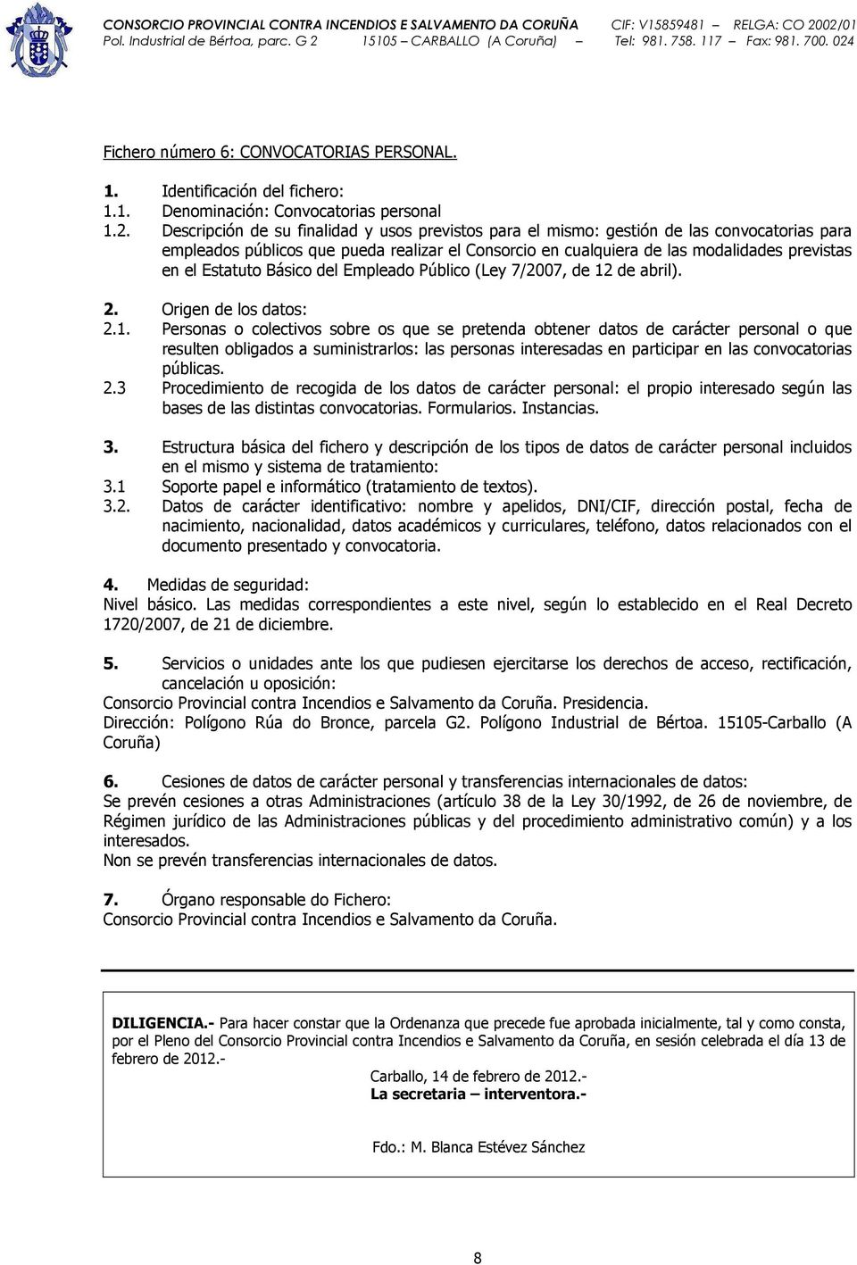 Estatuto Básico del Empleado Público (Ley 7/2007, de 12