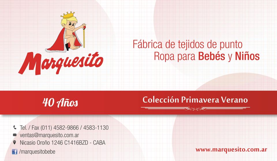 / Fax (011) 4582-9866 / 4583-1130 ventas@marquesito.com.