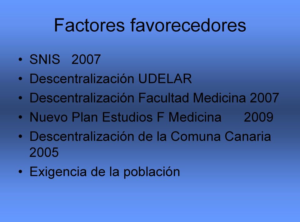 Nuevo Plan Estudios F Medicina 2009