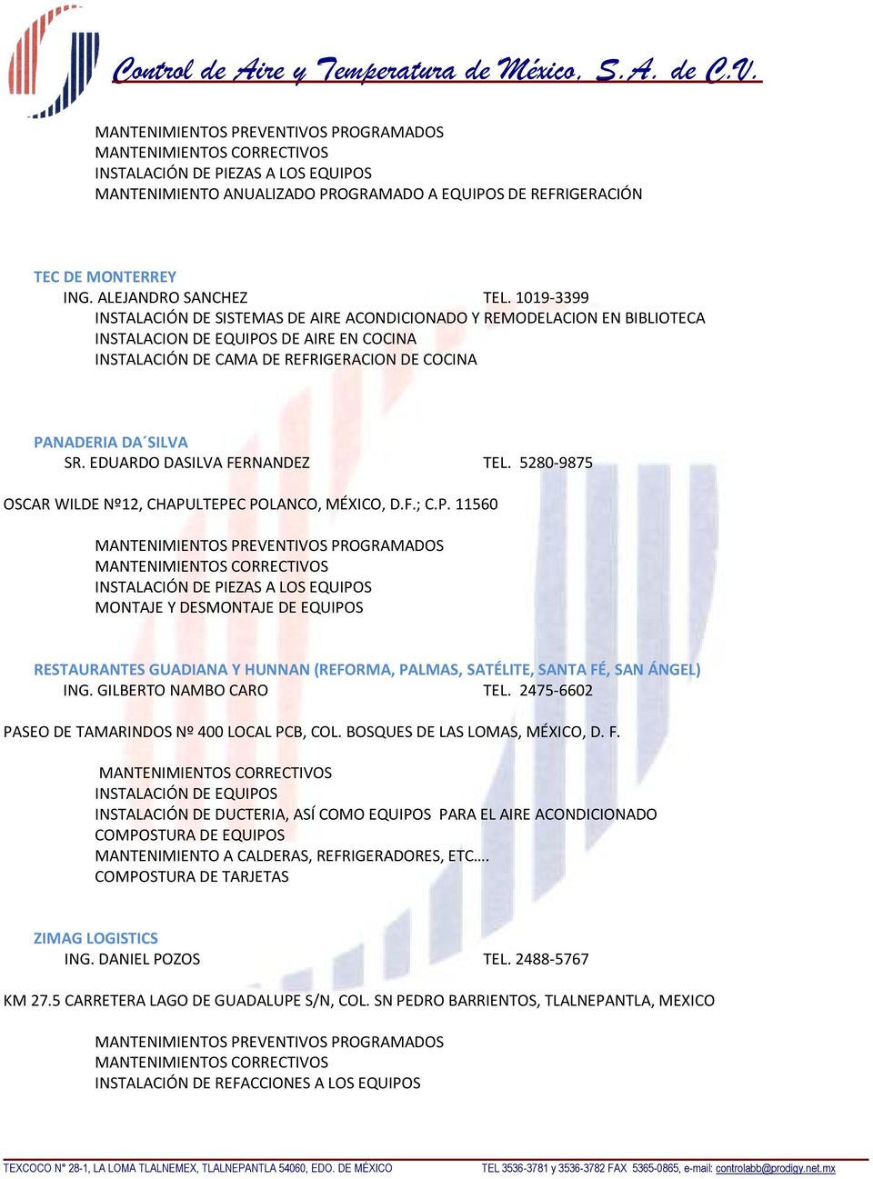 EDUARDO DASILVA FERNANDEZ TEL. 5280-9875 OSCAR WILDE Nº12, CHAPU