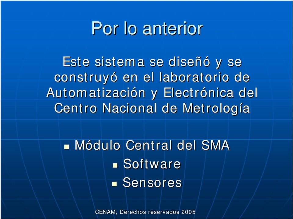Automatización n y Electrónica del Centro